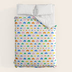 Colorful fun abstract pattern art Comforter Gallery Image 6