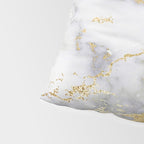 Blush chic faux gold gray gradient marble Pillow Sham Gallery Image 4