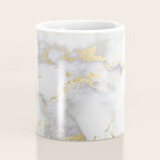 Blush chic faux gold gray gradient marble Coffee Mug Gallery Image 4