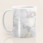 Blush chic faux gold gray gradient marble Coffee Mug Gallery Image 3