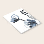 peonies blue Notebook Gallery Image 3
