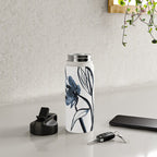 peonies blue Water Bottle Gallery Image 4