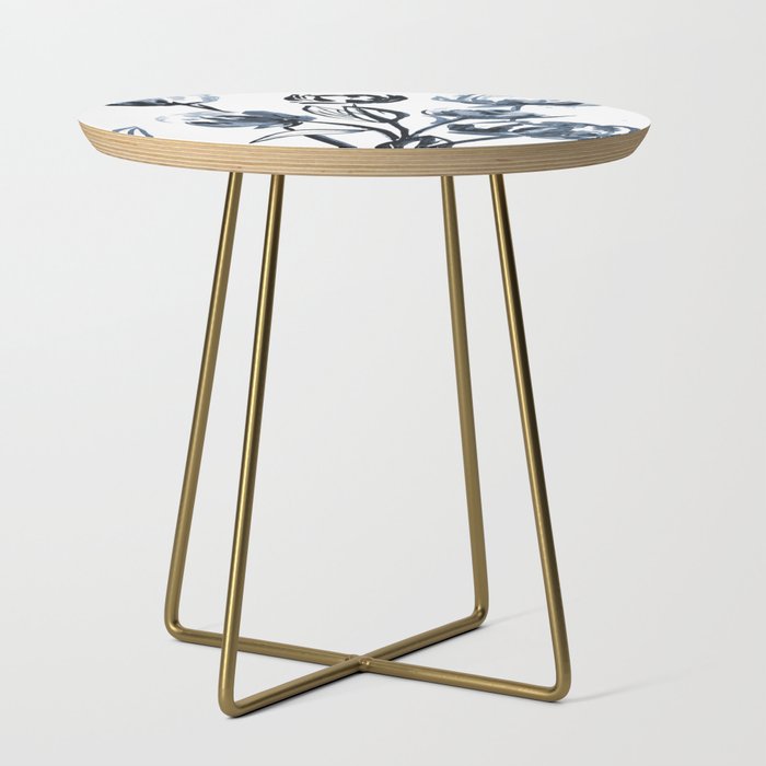 peonies blue Side Table Gallery Image 1