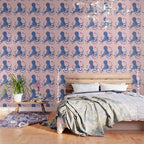 Blue Octopus and Butterfly Wallpaper Gallery Image 3