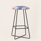 Blue Octopus and Butterfly Stool Gallery Image 1