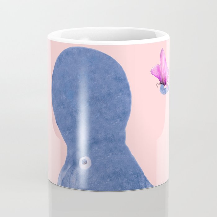 Blue Octopus and Butterfly Coffee Mug Gallery Image 4