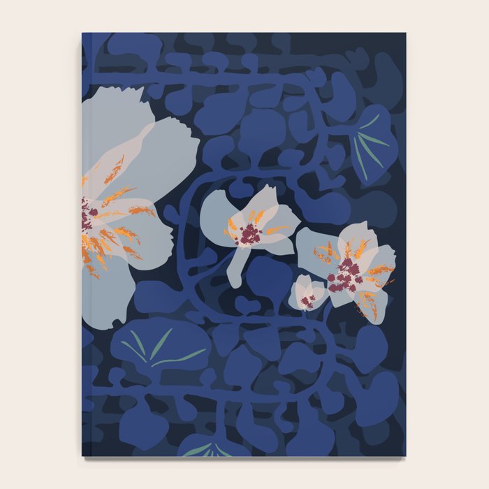 Orchid shadow blue notes Notebook Gallery Image 4