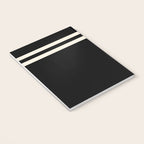 Strong Deco - Geometric Minimalism in Almond Cream and Black Notebook Gallery Image 3