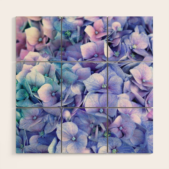 Hydrangea Wood Wall Art