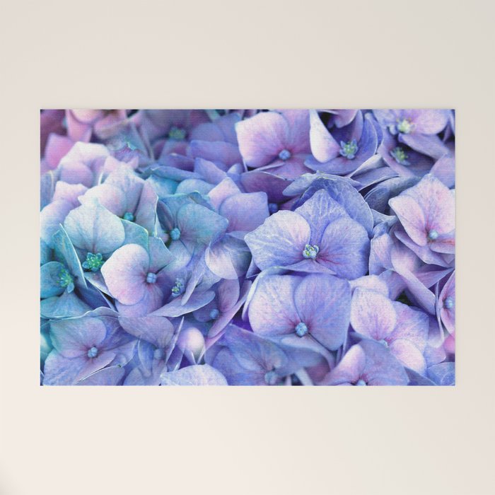 Hydrangea Welcome Mat