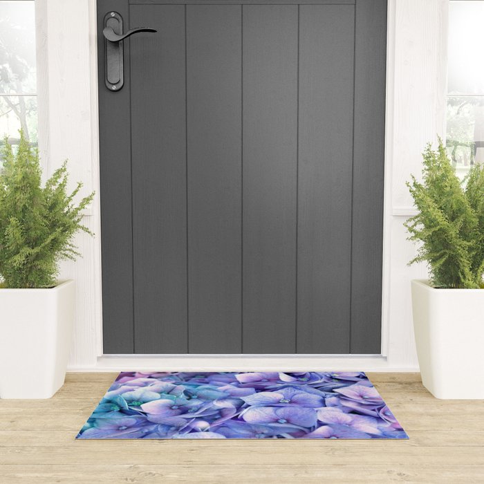 Hydrangea Welcome Mat Gallery Image 3