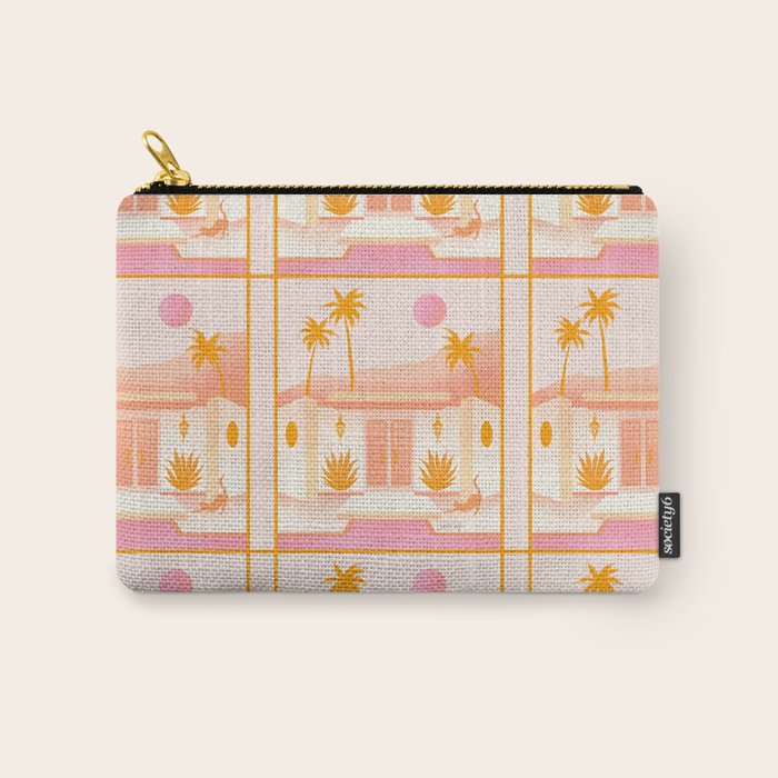 Palm Springs Home â Tangerine Carry All Pouch Gallery Image 1