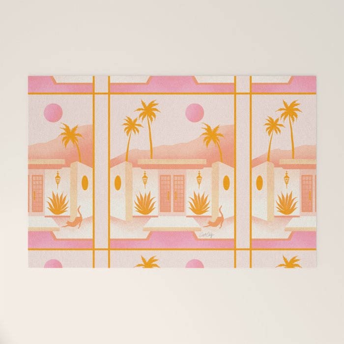 Palm Springs Home â Tangerine Welcome Mat Gallery Image 1