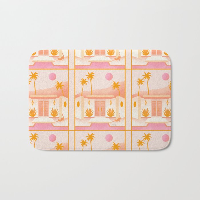 Palm Springs Home â Tangerine Bath Mat Gallery Image 1