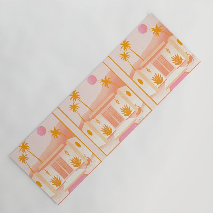 Palm Springs Home â Tangerine Yoga Mat Gallery Image 1
