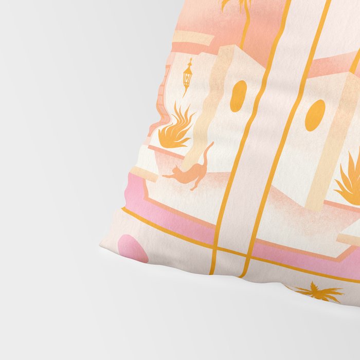 Palm Springs Home â Tangerine Pillow Sham Gallery Image 4