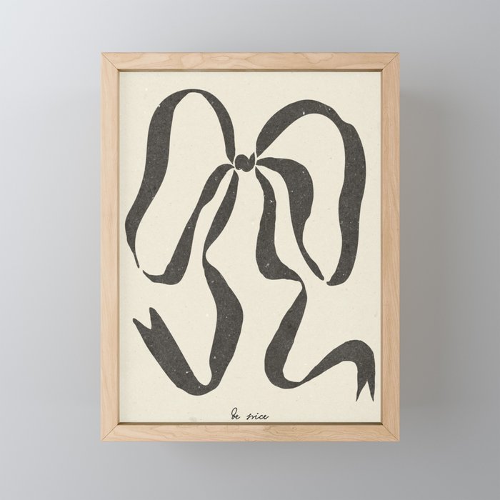 Bow ribbon 03   Mini Art Print Gallery Image 1