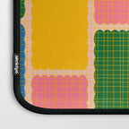 Colorful Retro Contemporary Woven Patchwork Pattern Laptop Sleeve Gallery Image 3