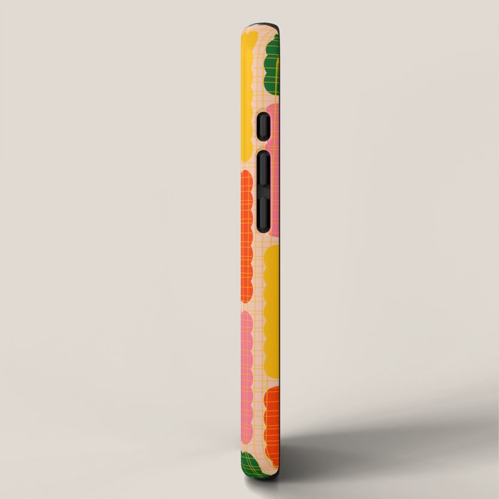 Colorful Retro Contemporary Woven Patchwork Pattern iPhone Case Gallery Image 2