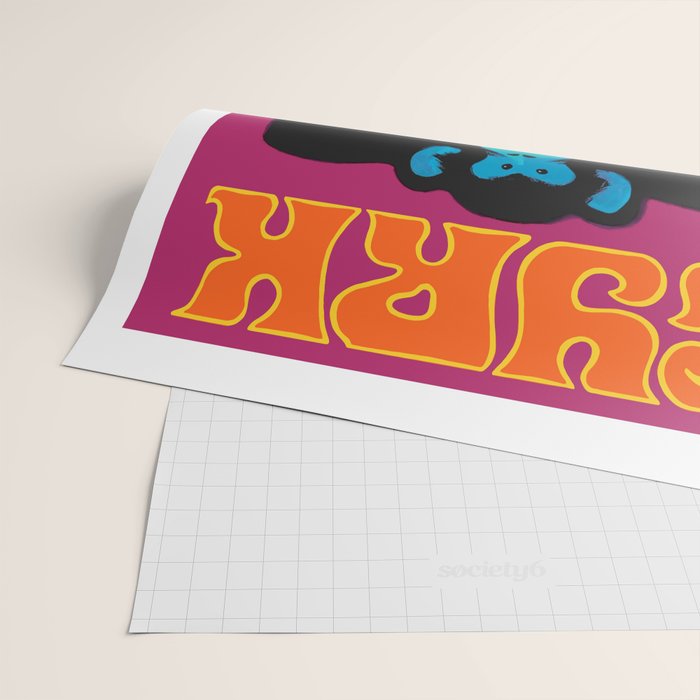 1968 CYRK Cycling Chimpanzee Polish Circus Poster Wrapping Paper Gallery Image 2