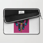 1968 CYRK Cycling Chimpanzee Polish Circus Poster Laptop Sleeve Gallery Image 2