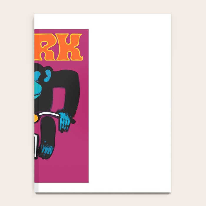 1968 CYRK Cycling Chimpanzee Polish Circus Poster Notebook Gallery Image 4