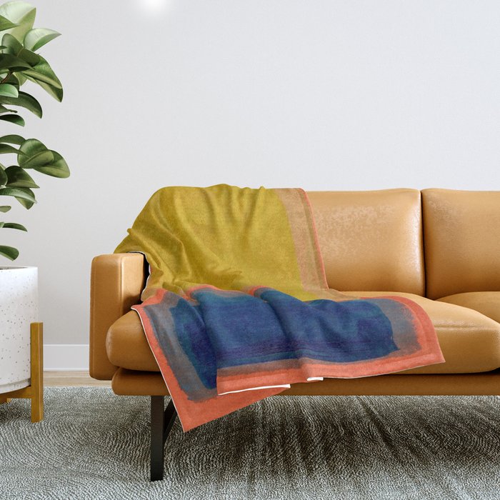 Lemon Sun  Throw Blanket Gallery Image 1