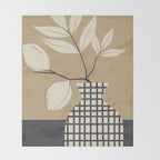 Lemon Stillness 8 Throw Blanket Gallery Image 2