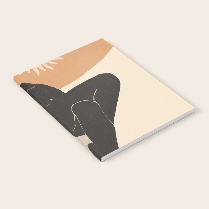 Minimal Abstract Art Nude Woman 4 Notebook Gallery Image 2
