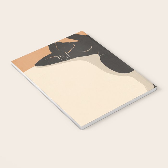 Minimal Abstract Art Nude Woman 4 Notebook Gallery Image 3