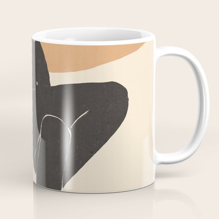 Minimal Abstract Art Nude Woman 4 Coffee Mug Gallery Image 1