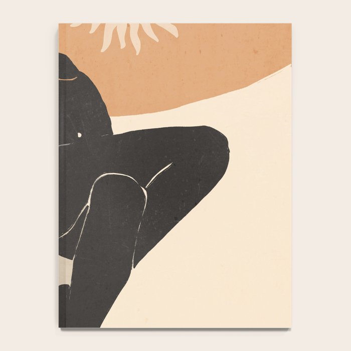 Minimal Abstract Art Nude Woman 4 Notebook Gallery Image 4