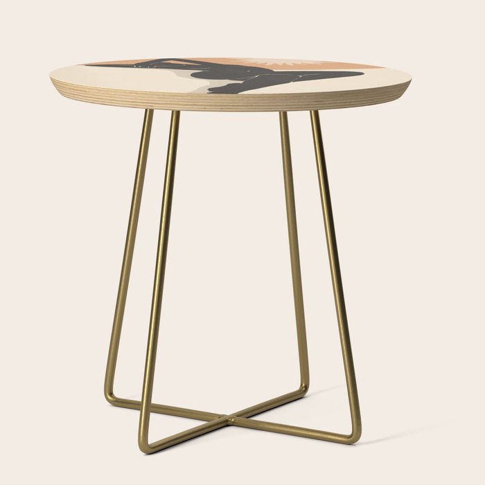 Minimal Abstract Art Nude Woman 4 Side Table Gallery Image 1