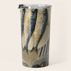 Still Life with Sardines and Citrus Travel Mug Gallery Image 3