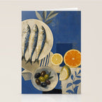 Still Life with Sardines and Citrus Stationery Card Gallery Image 2
