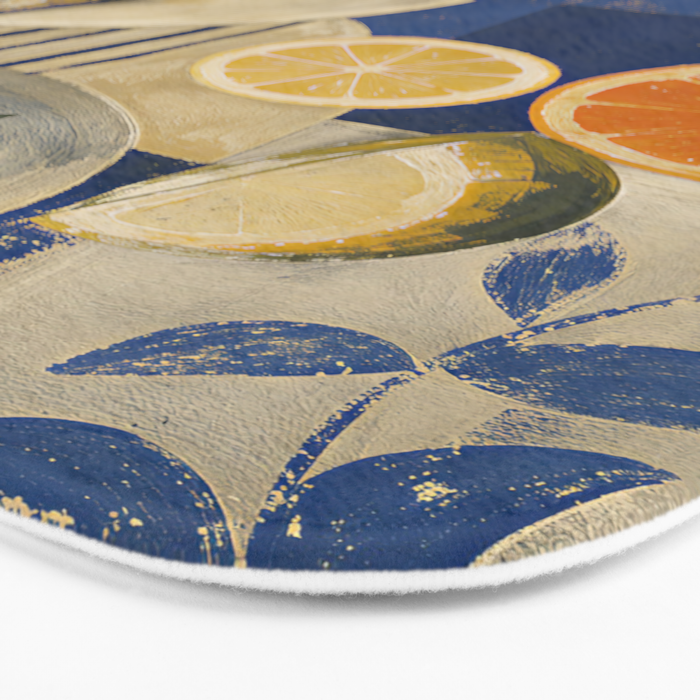 Still Life with Sardines and Citrus Bath Mat Gallery Image 3