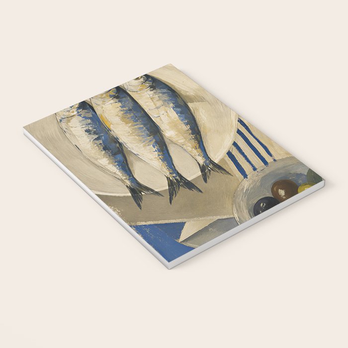 Still Life with Sardines and Citrus Notebook Gallery Image 3