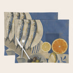 Still Life with Sardines and Citrus Placemat Gallery Image 1