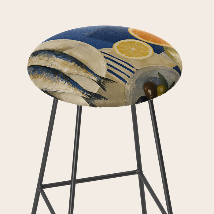 Still Life with Sardines and Citrus Stool Gallery Image 2