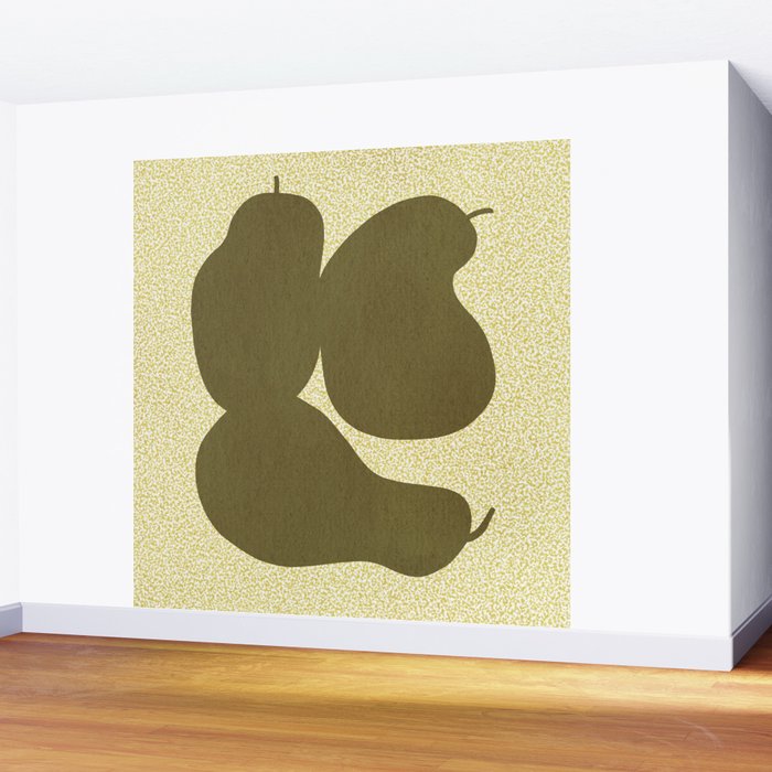 Minimal Pears 01 Wall Mural Gallery Image 2