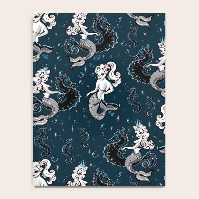 Pearla the Mermaid Riding on a Seahorse Notebook Gallery Image 4