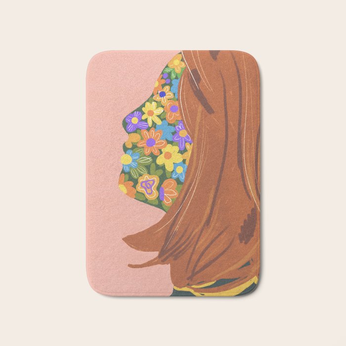 Made of flowers Bath Mat Gallery Image 1