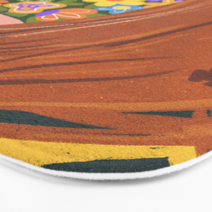 Made of flowers Bath Mat Gallery Image 3