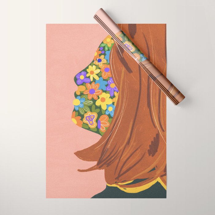 Made of flowers Wrapping Paper Gallery Image 1