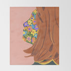 Made of flowers Throw Blanket Gallery Image 2