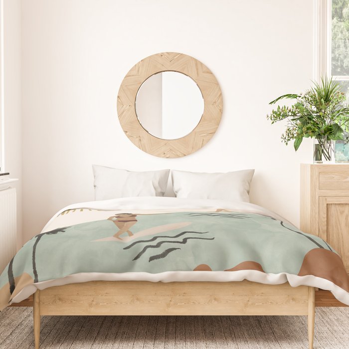 Sun sea and surf Duvet Cover Gallery Image 3