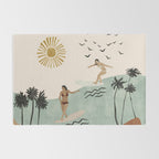 Sun sea and surf Rug Gallery Image 2