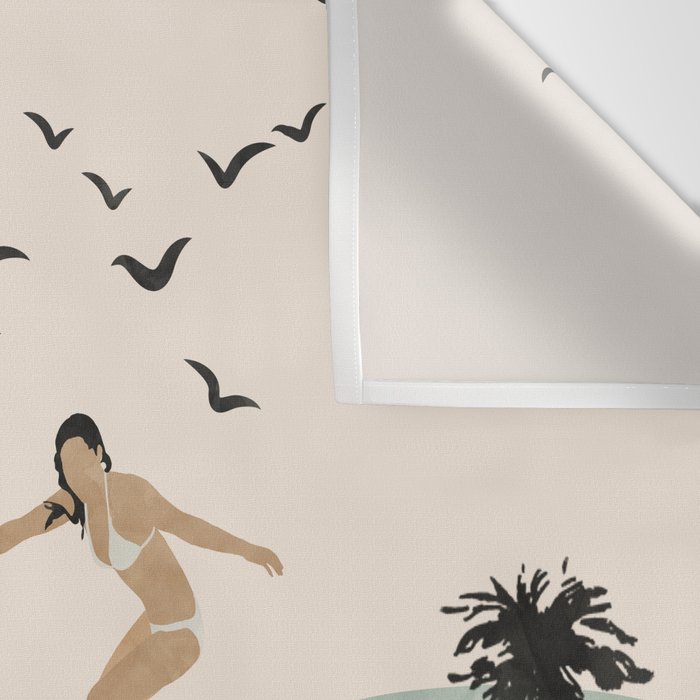 Sun sea and surf Wall Tapestry Gallery Image 3