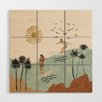 Sun sea and surf Wood Wall Art Gallery Image 1