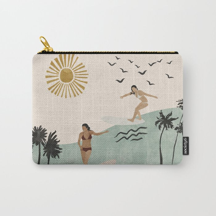 Sun sea and surf Carry All Pouch Gallery Image 1